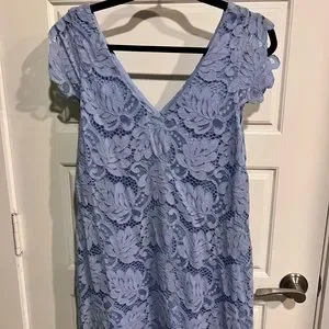 chinese dress ladies Laney Low Back Cami Strap Dress Lace Pink L main image 1